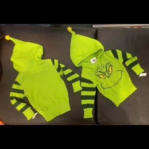 Green Grinch Kids Hoodie